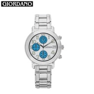 Giordano  Chronograph  All Stainless Steel Men Watch CR0308WH