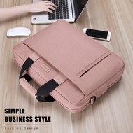 卐  Laptop Bag case 13.3 14 15.6 17.3 inch Waterproof Notebook Bag for Macbook Air Pro 13 15 Computer Shoulder Handbag Briefcase Bag