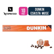 NESPRESSO Dunkin Eskista Muse Blend Capsules Pods - Dunkin Donut