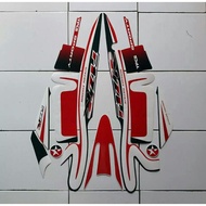 F1ZR CALTEX MOTORCYCLE STICKER STRIPING
