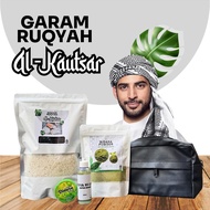 Garam Ruqyah Al- Kautsar aura + Minyak bidara zaitun + sabun Bidara + Bunga/powder bidara bonus Hand