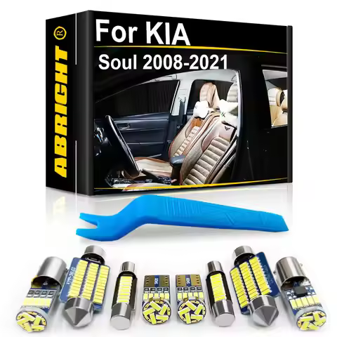 Car Interior LED Lights Canbus For KIA KR Soul 2008 2009 2010 2012 2013 Soul EV 2014 2015 2016 2017 