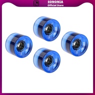 SONONIA 4 Pieces 2.75''x2'' 78A Skateboard Wheels Replacement, Soft