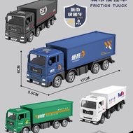 613-59 Trak Pengangkutan Inersia Simulasi Mainan Trak Kurier Inersia Simulasi Kanak-Kanak untuk Lela
