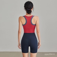 Textured High-End Yoga Wear Suit Women's Summer 2026 Pilates Training Fitness Shorts Sports Vest Z3Y