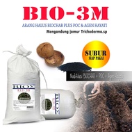 BIO-3M Biochar plus POC Trichoderma ready to use mixed planting media 1kg to 10kg RS558