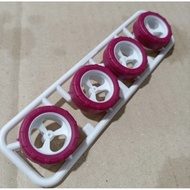 REP TAMIYA 95634 BAN SMALL DIA.NERROW TIRES 3 SPOKE PROJECT D
