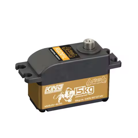 KINGMAX RGD01L 52g 15kg.cm DC 7.4V 0.10sec Full Waterproof Digital Metal Gears Low Profile Servo for