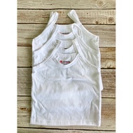 1pc Kids Plain DM White Spaghetti Strap Top for Girls Baby I Kids Clothes 100 % Cotton 0-9 yrs old