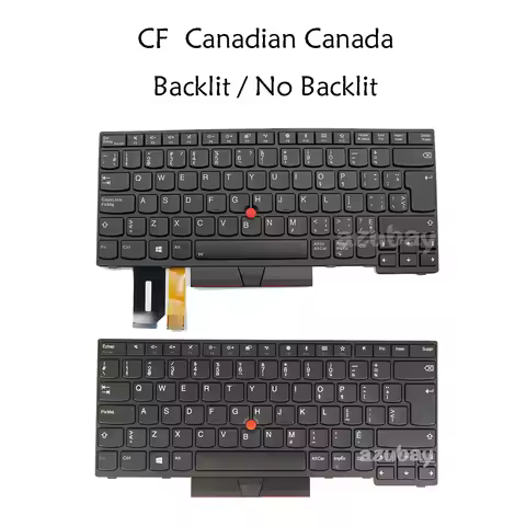 Canadian Keyboard For Lenovo Thinkpad E480 E485 E490 E495 L380 L390 L480 L490 T480s T490 T495 P43s B