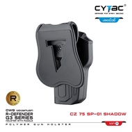CYTAC ซองพกนอก CZ 75 SP-01 Shadow (ปลดล็อคนิ้วชี้) Right ขวา
