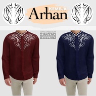 KEMEJA FortKlass Arhan Muslim Shirt Men's Long Sleevekoko