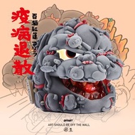 ✨預訂✨《 OFFART X 阿壬 百貓紅蓮 招財貓 哥斯拉 》