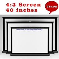 TV 2016 NEW 40 inch 43 standing projector Screens Portable Floor ScreenFloor Stand Screen