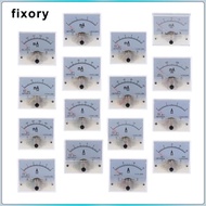 [fixory] 16 Type Range DC Analog Amp Meter Ammeter Current Panel Ampere Meter Accuracy Class 2.5 Amp