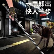 【現貨 免運 可開發票】正品擋-刀-甩-棍便攜式防-身武-器打-狗合-法多功能防-護三節-伸-縮-甩-棍-甩-棒