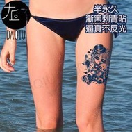 台灣現貨買6送1 十字架暗黑鬼娃 漸黑 刺青貼👑大邱紋身👑 半永久 果膠【T36C】刺青貼紙 紋身貼紙 紋身貼 T3