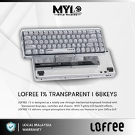 - LOFREE 1% Transparent Mechanical Keyboard 68Keys | Kailh MX Jellyfish