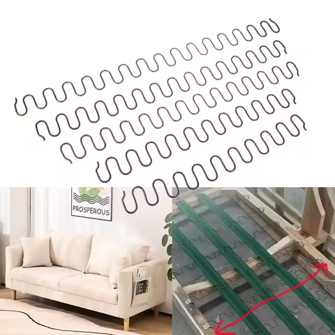 【F】Replacement Sofa Chair Springs, Furniture Spring With Clips, 45cm 50cm 60cm 65cm 70cm Long Ressor