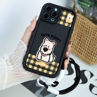 HP New Puppy Lanyard Embroidery Texture Casing Infinix Smart 9 8 Hot 50I 40I Hot 50 Pro Plus Note 40