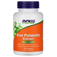 NOW Foods Saw Palmetto Extract With Pumpkin Seed Oil and Zinc 160 mg, 90 Softgels