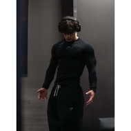 Gymshark Onyx 5.0 Seamless Long-Sleeved Training Suit High Elastic Breathable Top