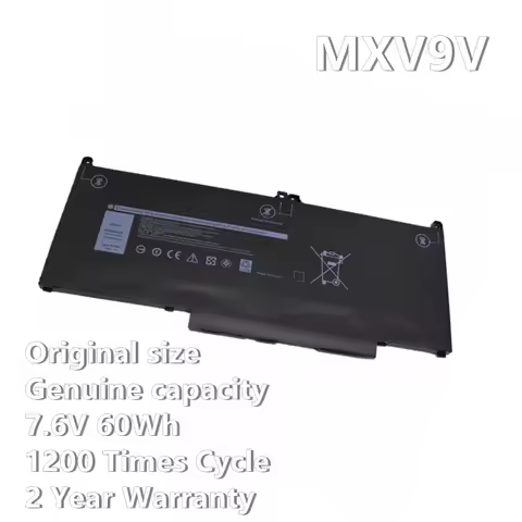 New 60WH MXV9V Laptop Battery For Dell Latitude 13 7300 5300 5310 5300 5310 14 7400 2-in-1 Series 5V