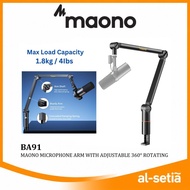 MAONO BA91 / BA90 MICROPHONE BOOM ARM STAND MICROPHONE STAND - 360° ADJUSTABLE JOINT & SUPPORT UP TO