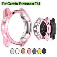Screen Protector Shell Cover for Garmin Forerunner 745 Soft TPU Full Protective Coverage Case for Ga