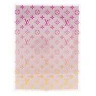 二手LOUIS VUITTON太陽眼鏡盒，採用 Monogram Gradient 收藏盒，配有壓克力和粉紅色翻蓋。