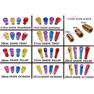 UNIVERSAL CAR LORRY VAN CRYSTAL BUBBLE GEAR KNOB STICK LEVER HEAD SHIFTER SHIFT KNOB PRICE FOR 1 PC