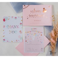 Birthday Invitation Card, Baby Girl Shower - Beautiful & Luxurious (31)