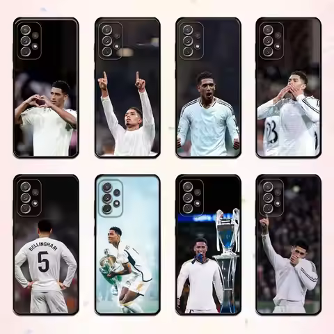 Football J-Jude Real M-Madrid Phone Case For Samsung S 25,24,23,22,30,21,10,9,Ultra,Plus,Lite,FE,4,5