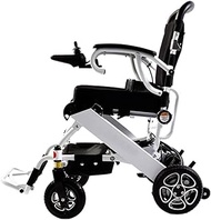 Lightweight for home use Brushless Electric Wheelchair Lightweight and Foldable Frame Attendant-Propelled Wheelchair Portable Transit Travel Chair for Disabled People
