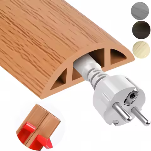 1pc 1m/2m/3metresX3cm Floor Cord Cover Cable Cavity Self Adhesive Cord Hider Floor, Floor Cord Cover