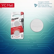 Energizer 3V Lithium Coin Battery 2Pcs CR2025