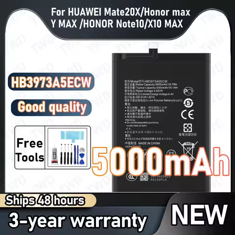 HB3973A5ECW Large capacity Battery For HUAWEI Mate20X/Honor max/HONOR Note10/X10 MAX Tabtel Batterie