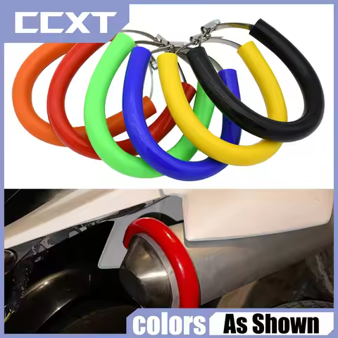 Universal Motorcycle Silicone Exhaust Protector Can Cover For Honda CR250 CRF230F CRF250R CRF250X CR
