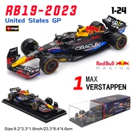 Bburago 1:24 F1 Red Bull RB19 Gran Premio de Austin SF23 W14 Highly-detailed die-cast precision mod