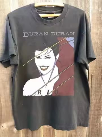 American Vintage Duran Duran Rio Vintage Shirt Graphic Charcoal Unisex T-Shirt Summer New Vintage Me