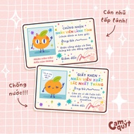 Sticker/Sticker Excellent employee certificate/postle employee | Citrus