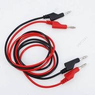 50cm 100cm Dual 4mm Stackable Banana to banana Plug Cables wire cord Multimeter Test Leads Electrica