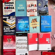 Wts preloved novel book Korean dictionary art trains the alpha girls guide fantasmagoria introductio