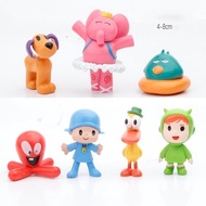 Readii Figure Hello Pocoyo Mainan Miniatur Pajangan Hiasan Pocoyo set