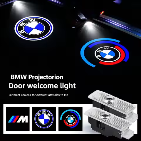 2Pcs LED Car Door Logo Projector Lamp Welcome Light Accessories For BMW M G80 G06 G07 G42 G14 G15 G1