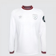 XY Sy3 2023-2024 West Ham United Jersey Away Football เสื้อกีฬาแขนยาว Plus Size YX