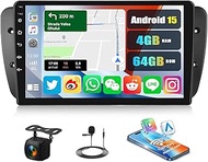 4G + 64G GOHHDL Car Radio Android 13 for Seat Ibiza 6J 2009-2013 with Navi Carplay Android Car, 9 In