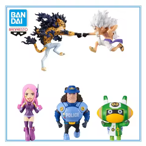 In Stock Original Bandai One Piece WCF Dantou Island 3 Edison Luffy Jewelry Bonney Bartholemew Kuma 