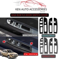 SAGA FLX  DOOR SWITCH COVER CARBON FIBER& INTERIOR DOOR HANDLE SWITCH COVER CARBON