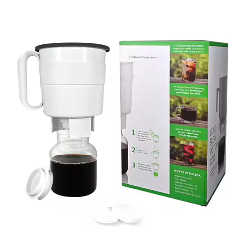 New Cold Brew Coffee Maker Portable Cold Brew Bucket Large Capacity Ice Drip Coffee Filter Pot Tea C